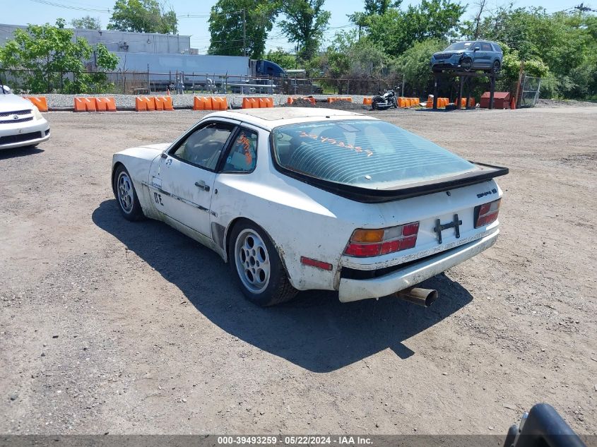 1987 Porsche 944 S VIN: WP0AA094XHN450776 Lot: 39493259