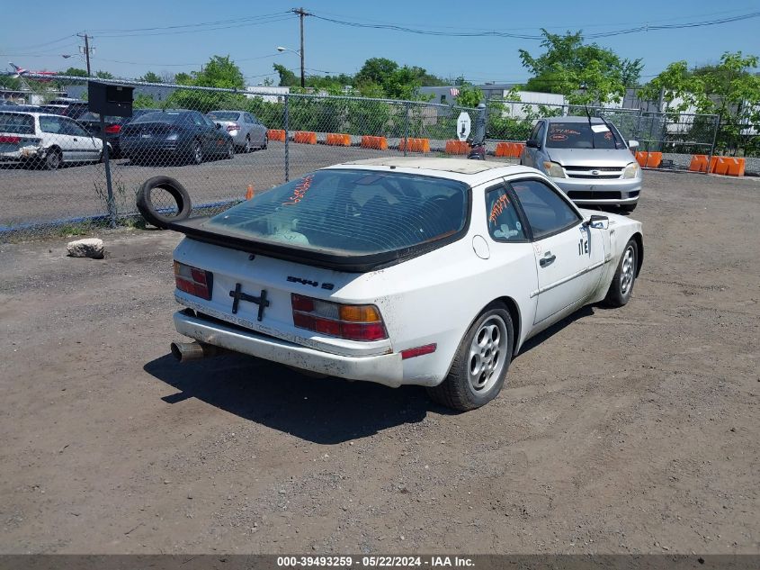 1987 Porsche 944 S VIN: WP0AA094XHN450776 Lot: 39493259