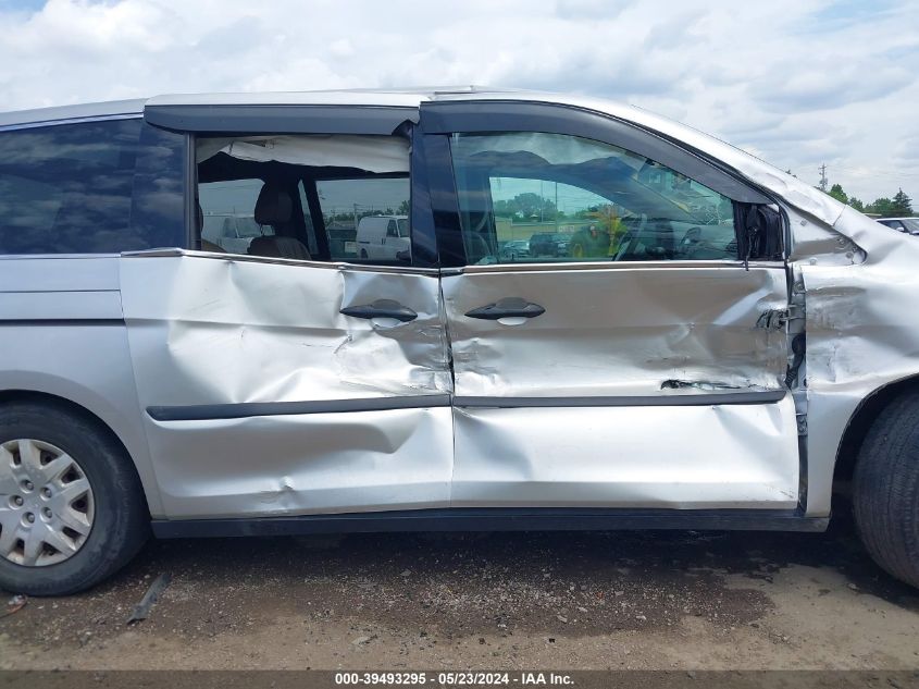 2009 Honda Odyssey Lx VIN: 5FNRL382X9B039571 Lot: 39493295