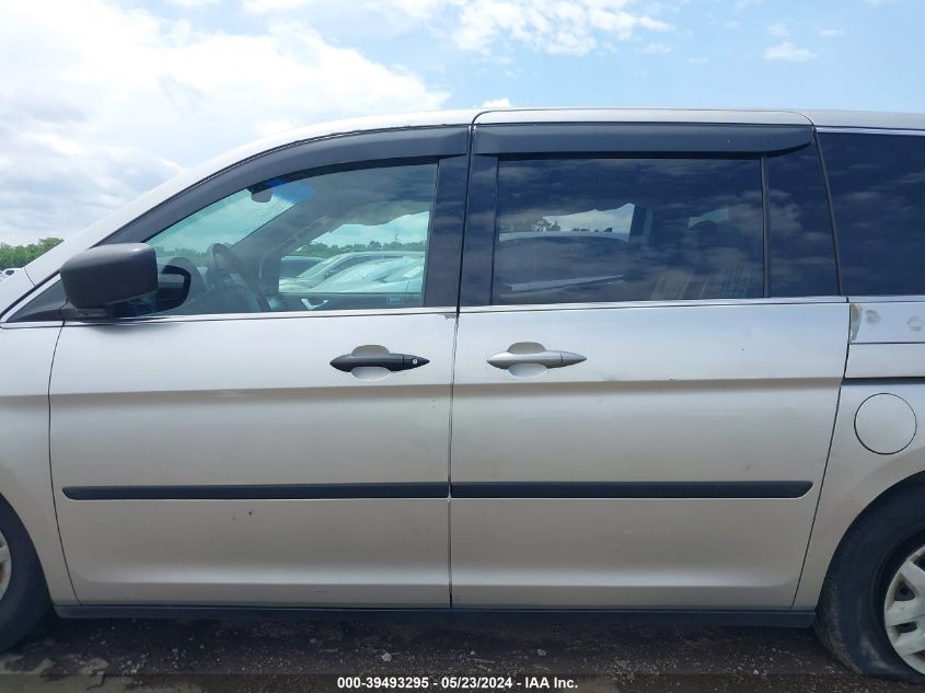 2009 Honda Odyssey Lx VIN: 5FNRL382X9B039571 Lot: 39493295