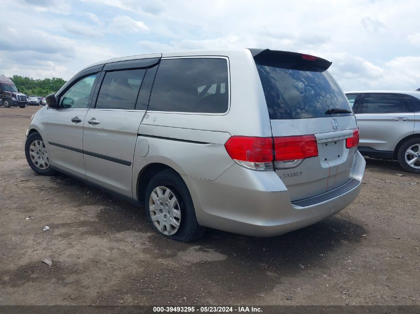 2009 Honda Odyssey Lx VIN: 5FNRL382X9B039571 Lot: 39493295