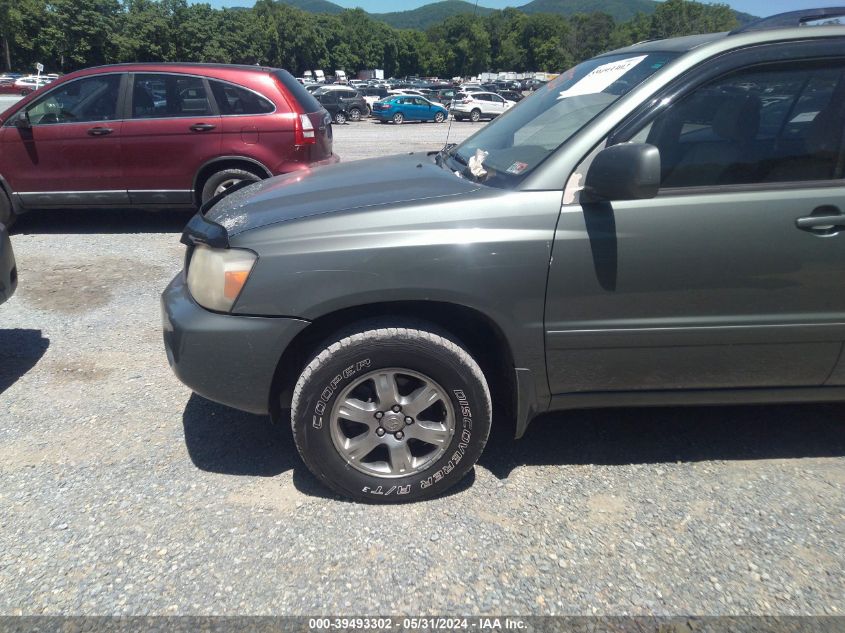 2006 Toyota Highlander Limited VIN: JTEEP21A060152370 Lot: 39493302