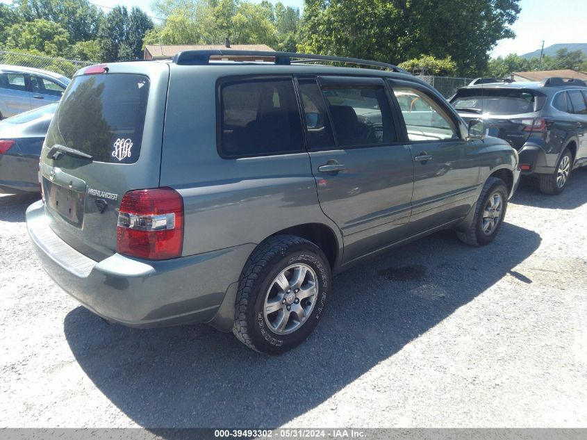 2006 Toyota Highlander Limited VIN: JTEEP21A060152370 Lot: 39493302