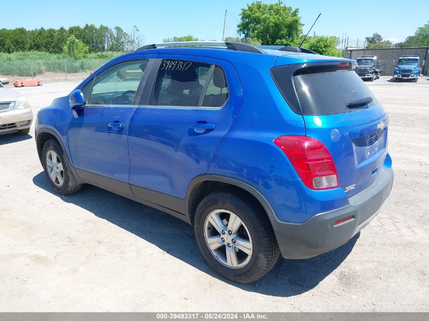 2016 Chevrolet Trax Lt VIN: KL7CJPSB2GB738489 Lot: 39493317