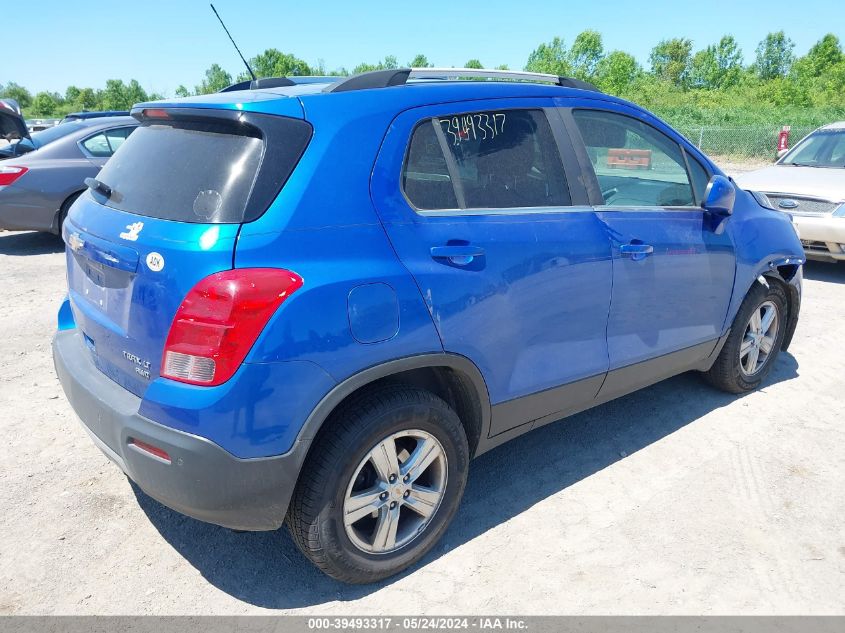 2016 Chevrolet Trax Lt VIN: KL7CJPSB2GB738489 Lot: 39493317