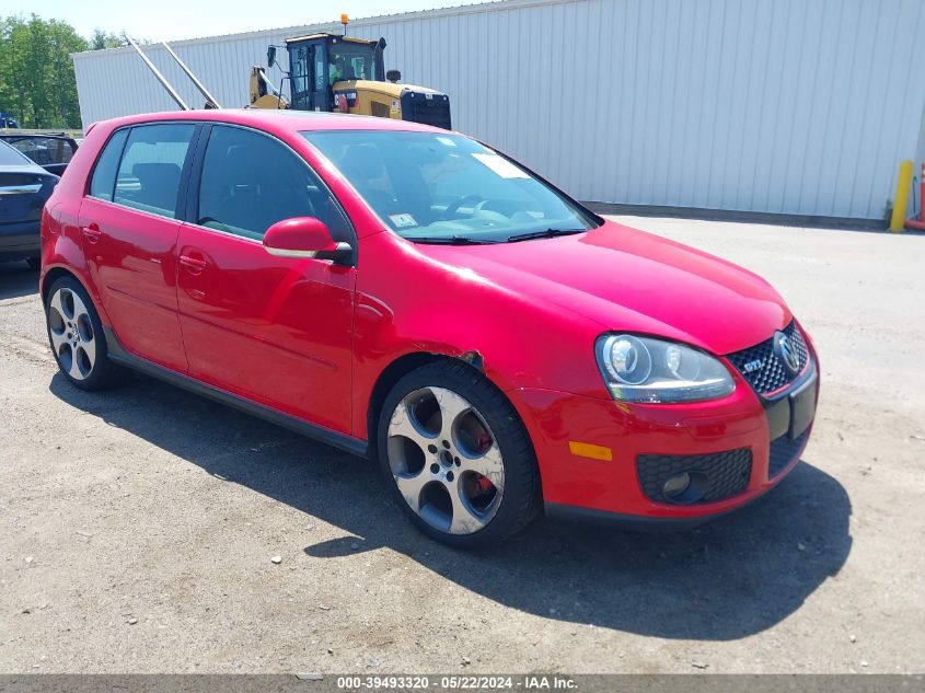 2009 Volkswagen Gti 4-Door VIN: WVWGD71K89W031213 Lot: 39493320