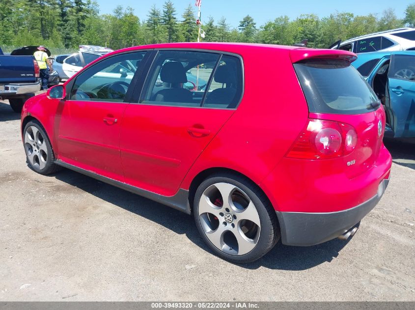 2009 Volkswagen Gti 4-Door VIN: WVWGD71K89W031213 Lot: 39493320