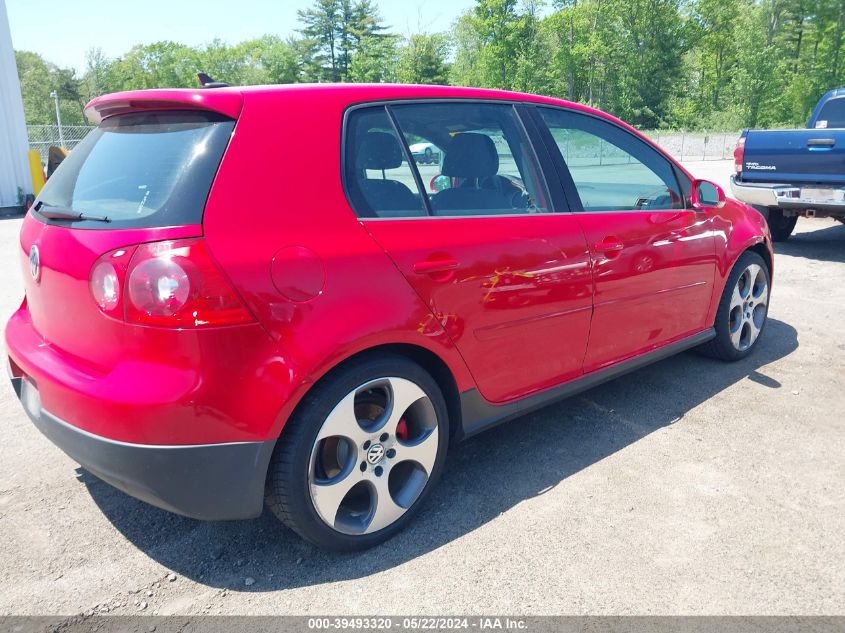 2009 Volkswagen Gti 4-Door VIN: WVWGD71K89W031213 Lot: 39493320