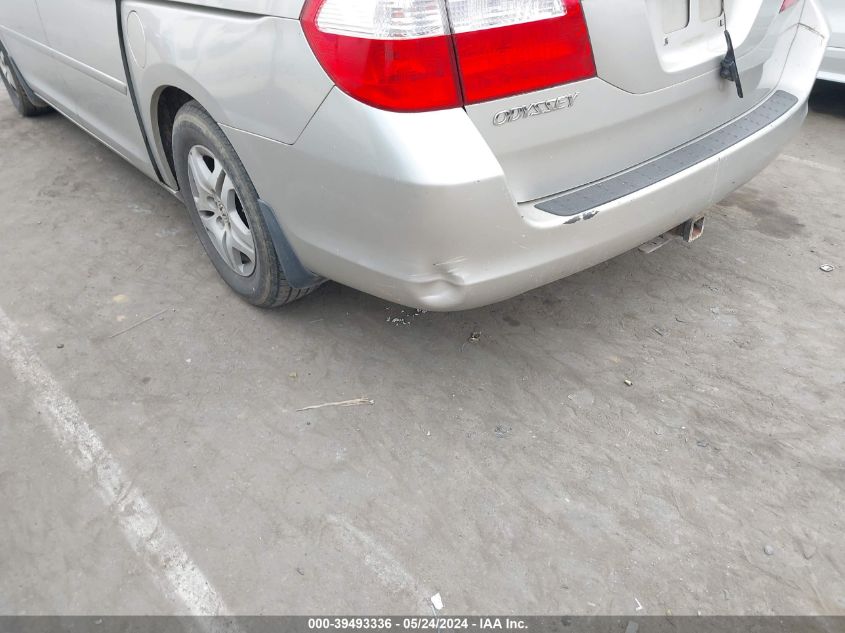 2006 Honda Odyssey Ex-L VIN: 5FNRL38786B416244 Lot: 39493336