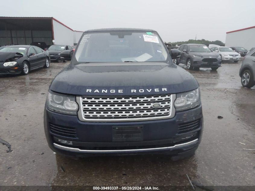 2016 Land Rover Range Rover 5.0L V8 Supercharged VIN: SALGS3EF5GA295813 Lot: 39493337