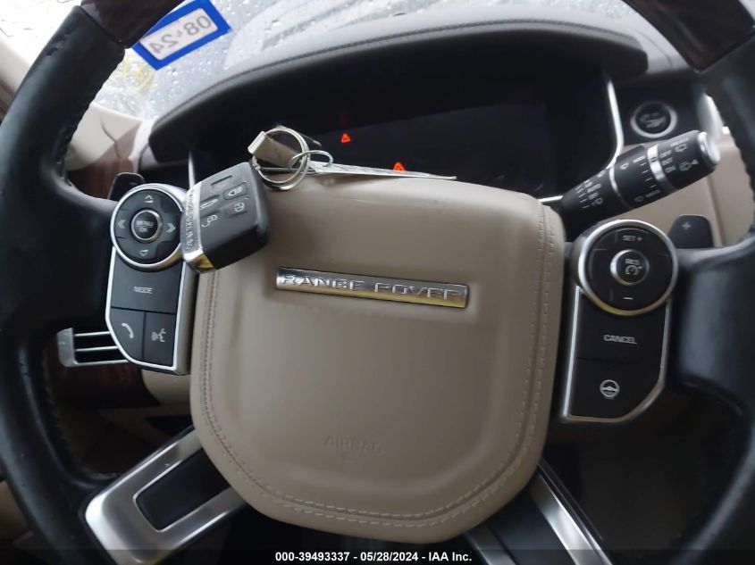 2016 Land Rover Range Rover 5.0L V8 Supercharged VIN: SALGS3EF5GA295813 Lot: 39493337