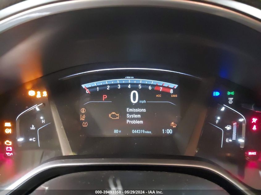 2019 Honda Cr-V Ex-L VIN: 2HKRW2H89KH672396 Lot: 39493358