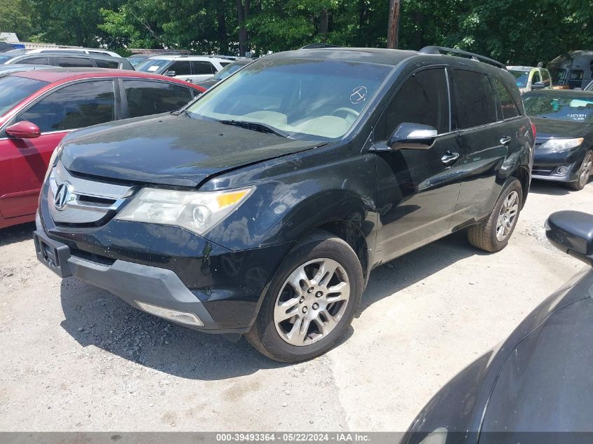 2009 Acura Mdx Technology Package VIN: 2HNYD28479H502419 Lot: 39493364