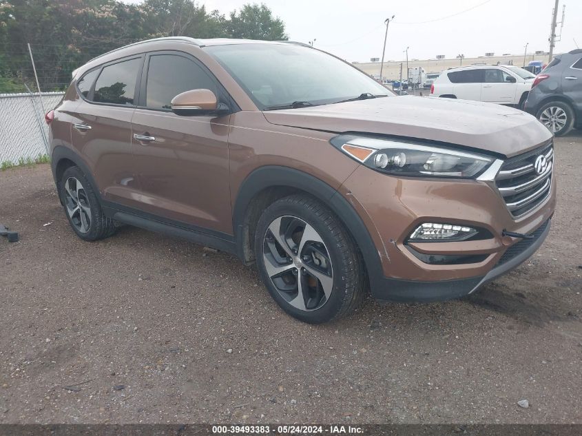 2016 Hyundai Tucson Limited VIN: KM8J3CA20GU061005 Lot: 39493383