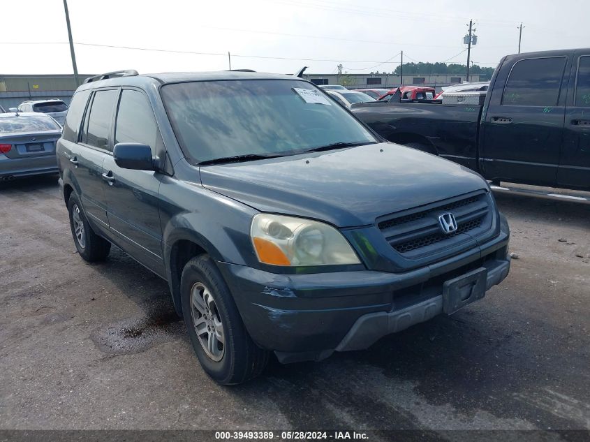 2005 Honda Pilot Exl VIN: 5FNYF18675B000943 Lot: 39493389