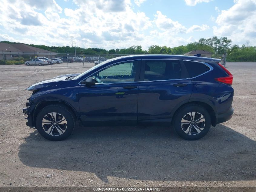 2017 Honda Cr-V Lx VIN: 5J6RW6H31HL006322 Lot: 39493394