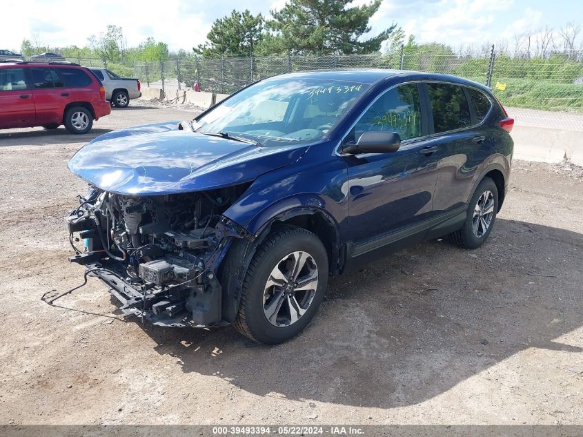 2017 Honda Cr-V Lx VIN: 5J6RW6H31HL006322 Lot: 39493394