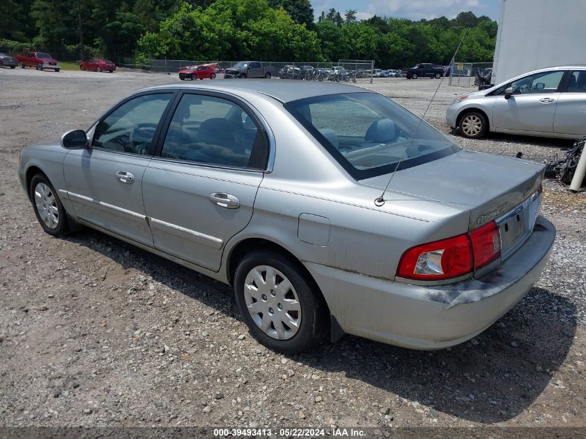 2006 Kia Optima Ex/Lx VIN: KNAGD126765460159 Lot: 39493413