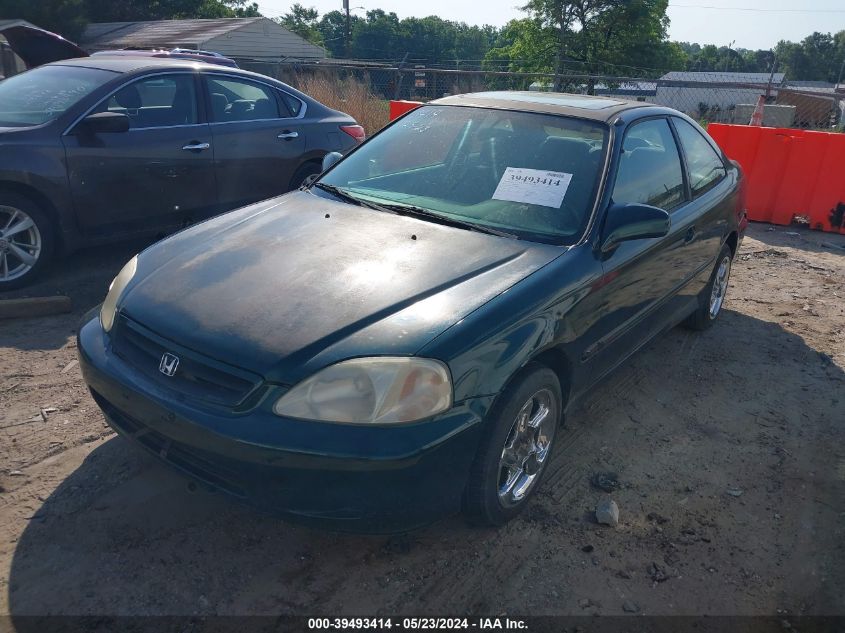 1999 Honda Civic Ex VIN: 1HGEJ8142XL052954 Lot: 39493414