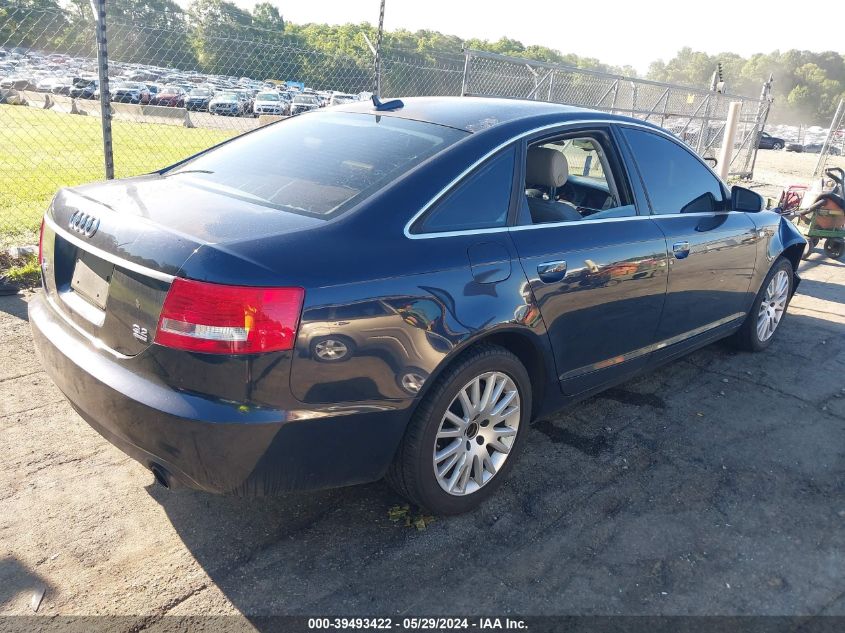 2006 Audi A6 3.2 VIN: WAUDG74F16N064058 Lot: 39493422