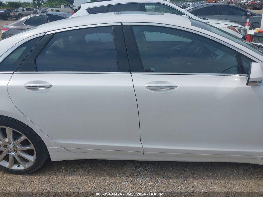 2013 Lincoln Mkz VIN: 3LN6L2GK9DR815514 Lot: 39493424