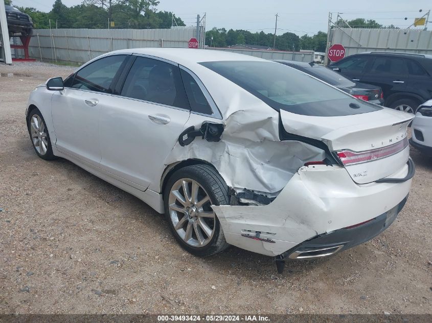 2013 Lincoln Mkz VIN: 3LN6L2GK9DR815514 Lot: 39493424