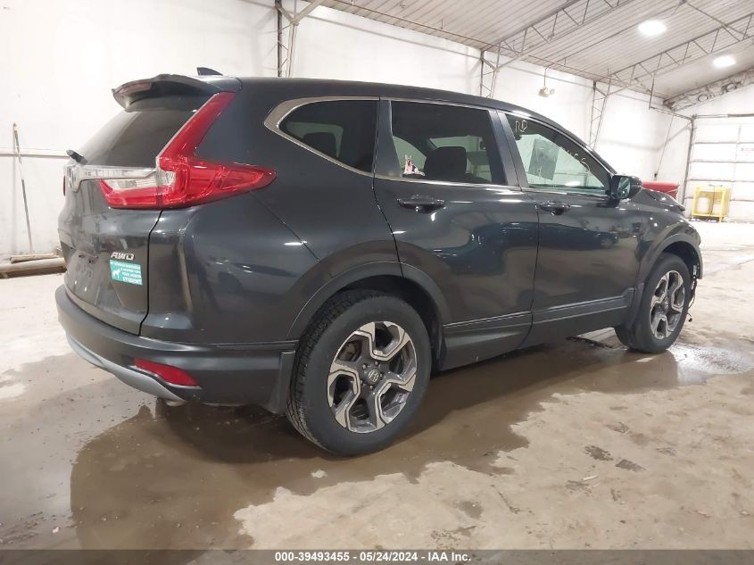 2018 Honda Cr-V Ex VIN: 7FARW2H5XJE061283 Lot: 39493455