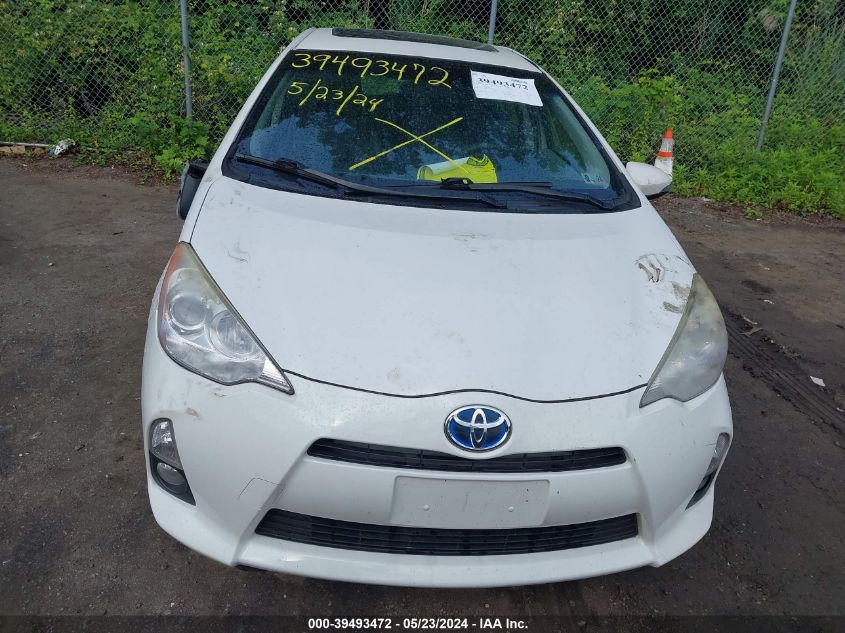 2012 Toyota Prius C Four VIN: JTDKDTB33C1000398 Lot: 39493472