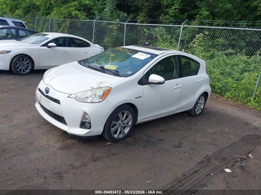 2012 Toyota Prius C Four VIN: JTDKDTB33C1000398 Lot: 39493472