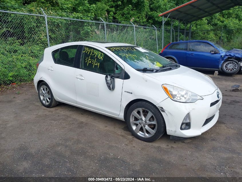 2012 Toyota Prius C Four VIN: JTDKDTB33C1000398 Lot: 39493472