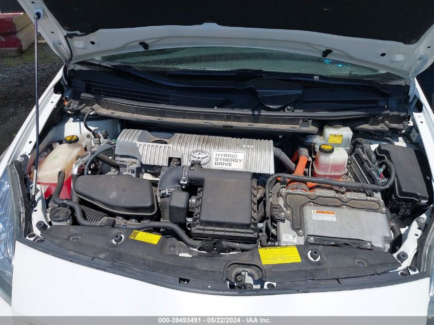 2011 Toyota Prius Two VIN: JTDKN3DU2B1371456 Lot: 39493491