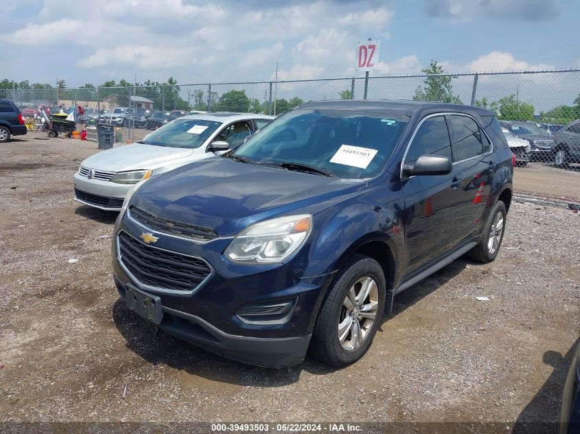 2016 Chevrolet Equinox Ls VIN: 2GNALBEK4G1143198 Lot: 39493503