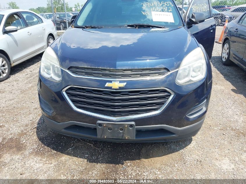 2016 Chevrolet Equinox Ls VIN: 2GNALBEK4G1143198 Lot: 39493503