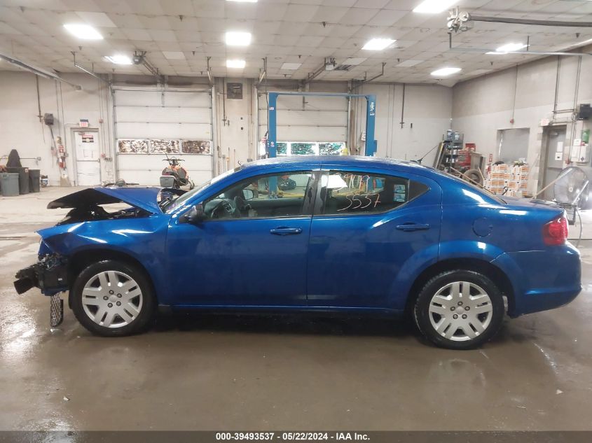 2012 Dodge Avenger Se VIN: 1C3CDZAB6CN171546 Lot: 39493537