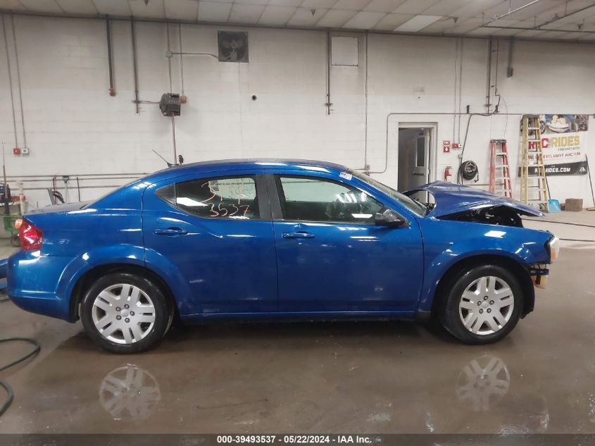 2012 Dodge Avenger Se VIN: 1C3CDZAB6CN171546 Lot: 39493537