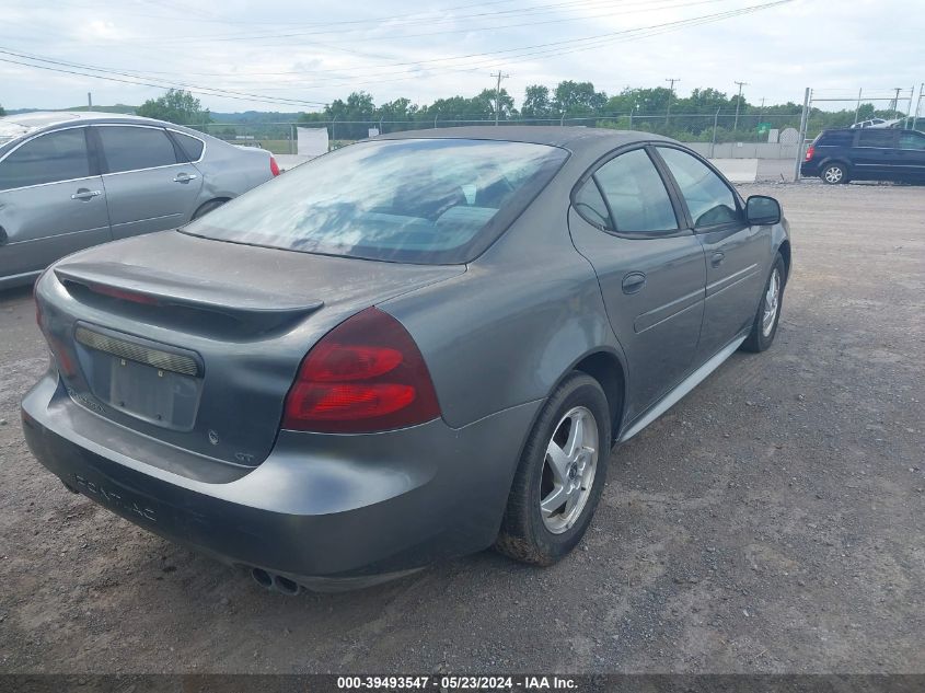 2004 Pontiac Grand Prix Gt1 VIN: 2G2WP522241351833 Lot: 39493547