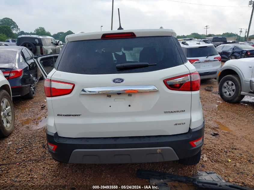 2019 Ford Ecosport Titanium VIN: MAJ6S3KL7KC285963 Lot: 39493558