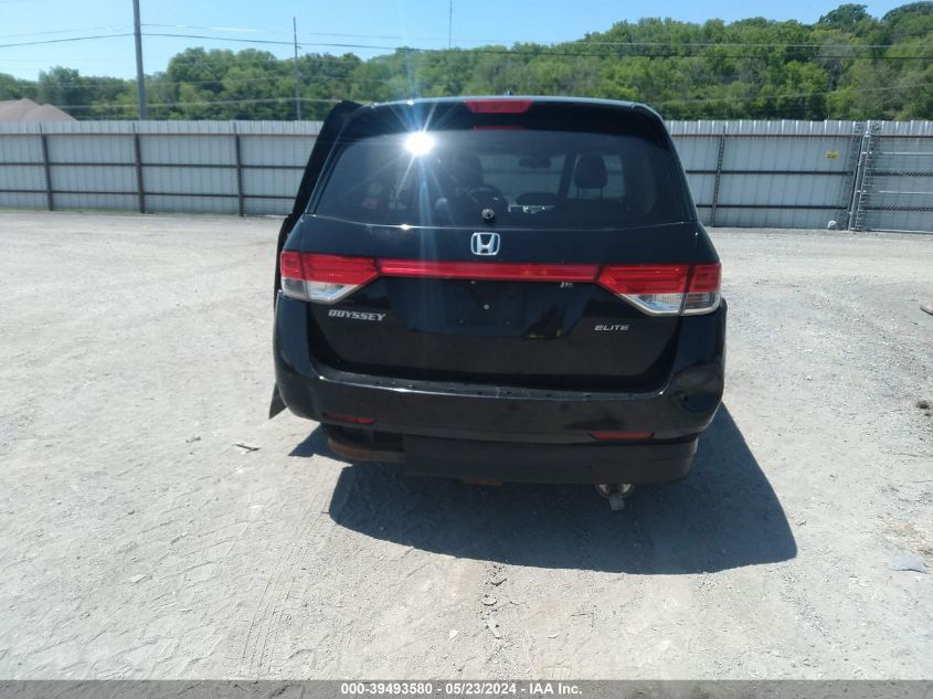 2014 Honda Odyssey Touring/Touring Elite VIN: 5FNRL5H99EB039936 Lot: 39493580