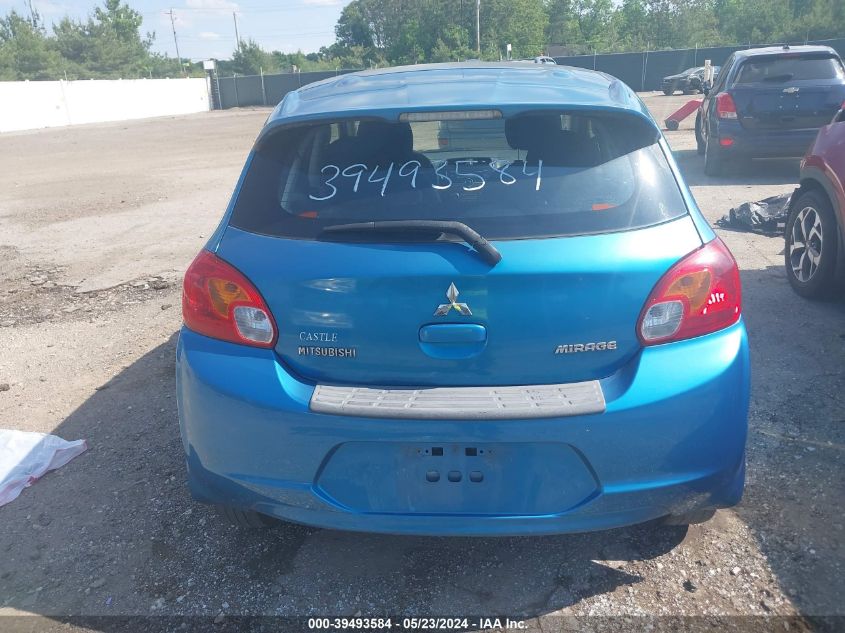 2014 Mitsubishi Mirage De VIN: ML32A3HJXEH011734 Lot: 39493584