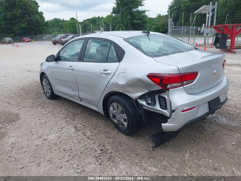 2023 Kia Rio Lx VIN: 3KPA24AD4PE619676 Lot: 39493593