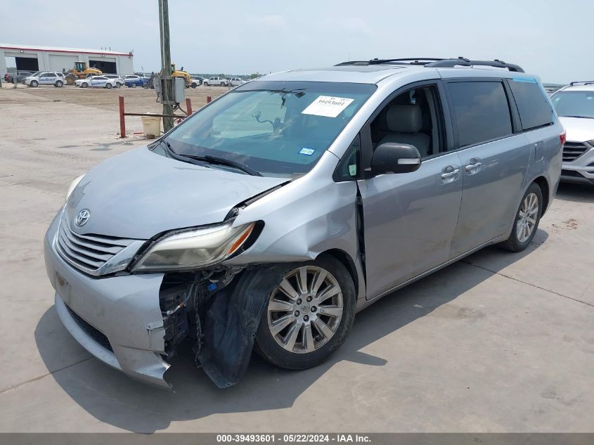 5TDYK3DCXFS544322 2015 Toyota Sienna Limited 7 Passenger