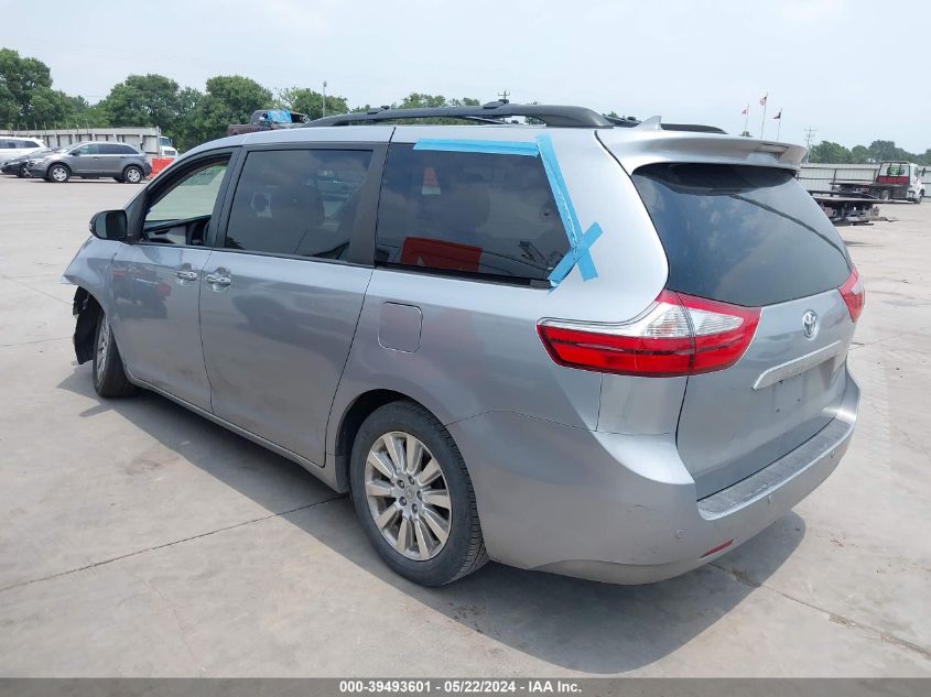 5TDYK3DCXFS544322 2015 Toyota Sienna Limited 7 Passenger