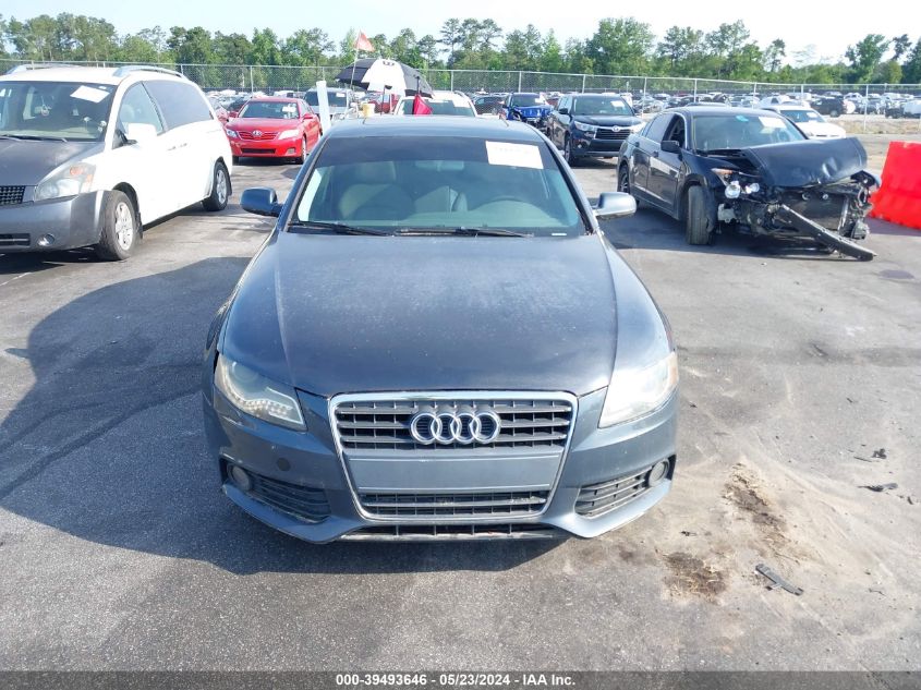 2010 Audi A4 2.0T Premium VIN: WAUEFAFLXAN012864 Lot: 39493646