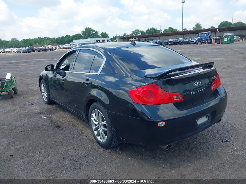 2008 Infiniti G35X VIN: JNKBV61F38M273131 Lot: 39493663