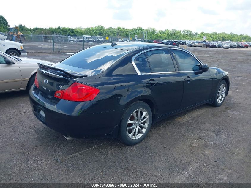 2008 Infiniti G35X VIN: JNKBV61F38M273131 Lot: 39493663