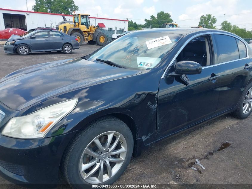 2008 Infiniti G35X VIN: JNKBV61F38M273131 Lot: 39493663