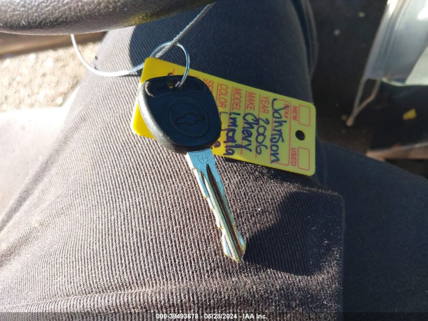 2006 Chevrolet Impala Lt VIN: 2G1WT55K469324794 Lot: 39493678