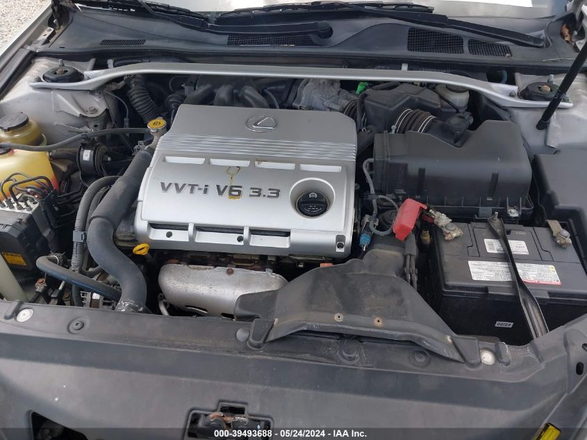 2004 Lexus Es 330 VIN: JTHBA30G945032585 Lot: 39493688