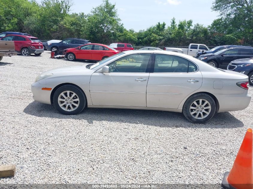 2004 Lexus Es 330 VIN: JTHBA30G945032585 Lot: 39493688