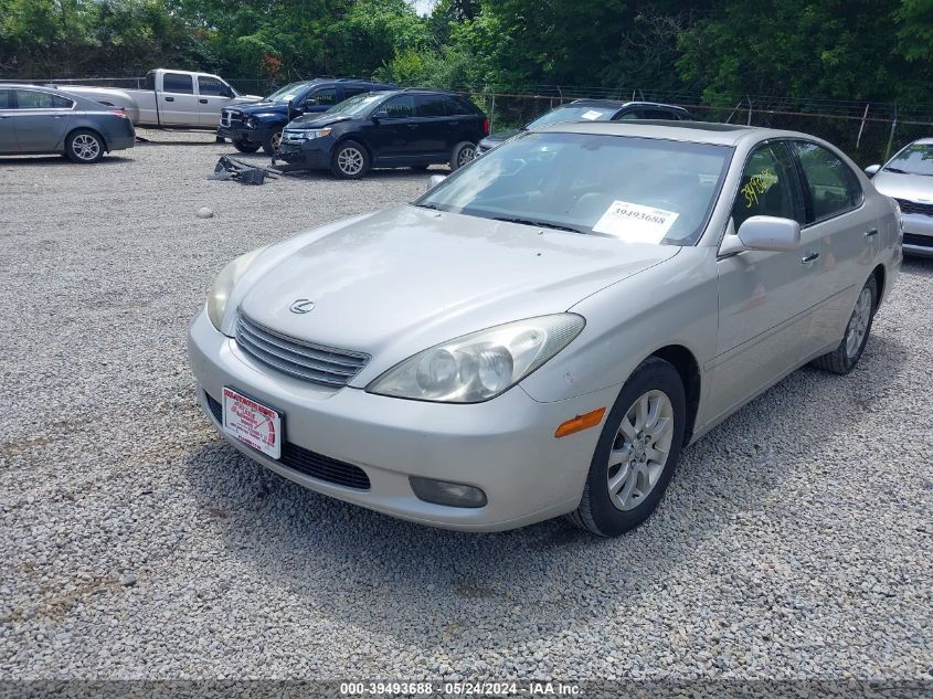 2004 Lexus Es 330 VIN: JTHBA30G945032585 Lot: 39493688